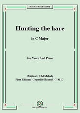 Hunting the hare(Helar sgyvarnog), in C Major Vocal Solo & Collections sheet music cover